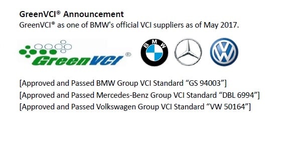 GREENVCI_BMW_BENZ_VW VCI Standard Approved Vendor