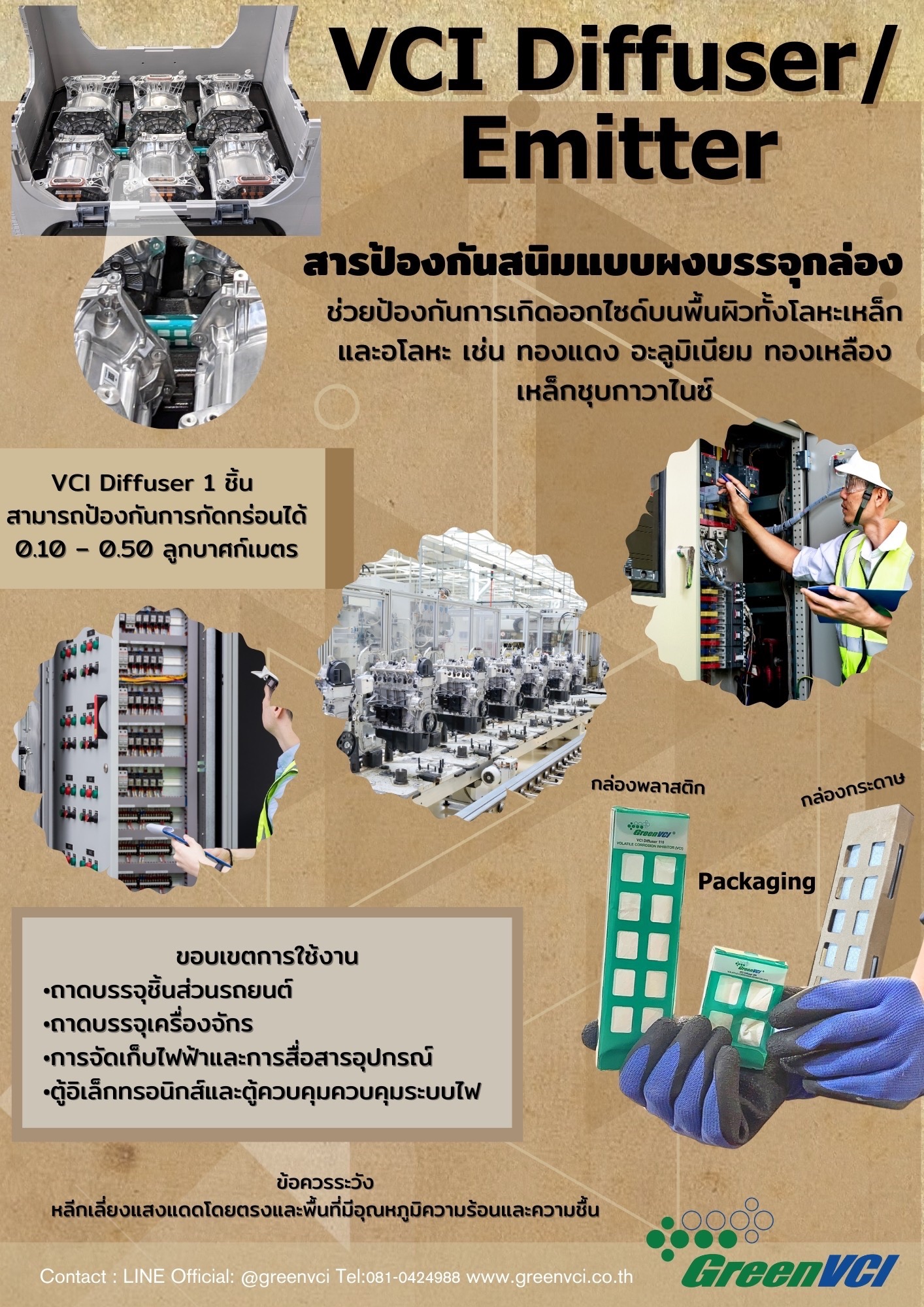 VCI Diffuser สำหรับรถไฟฟ้า EV