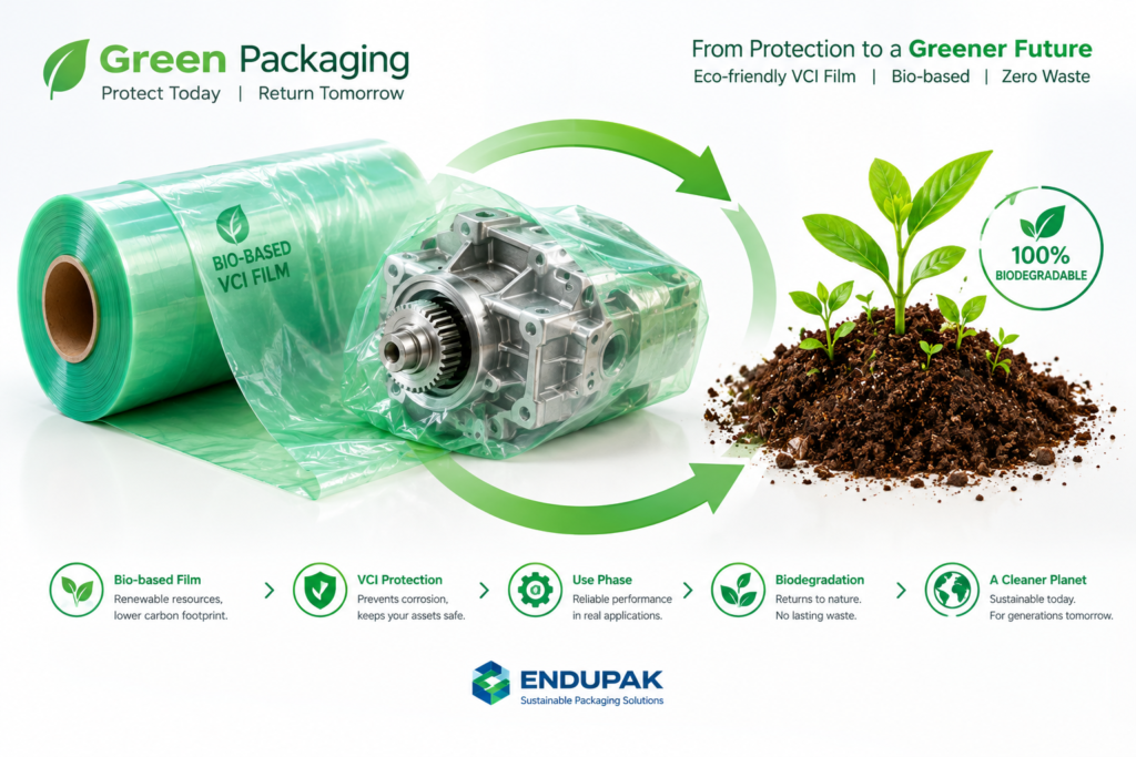 โครงการวิจัยและพัฒนาฟิล์มกันสนิมชีวภาพ Biodegradable VCI ของ GreenVCI ตามแนวทางมาตรฐานสากล