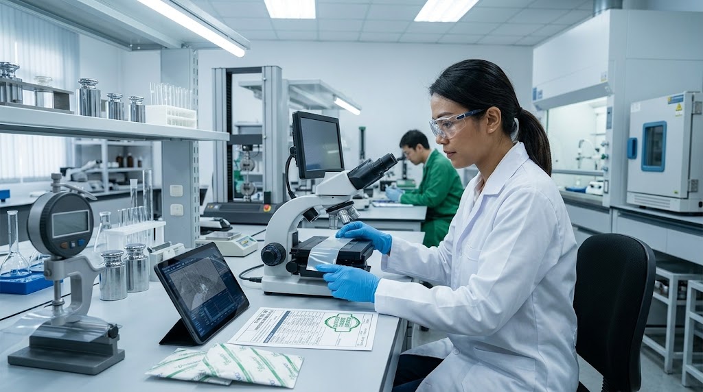 การทดสอบคุณสมบัติฟิล์มกันสนิมชีวภาพในห้องปฏิบัติการ R&D เพื่อเตรียมความพร้อมสู่มาตรฐาน Green Industry